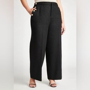 Eloquii Button Detail Tweed Trouser size 20